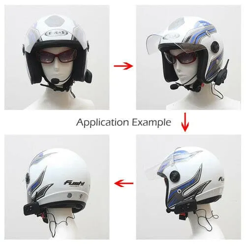 V6-1200 BT Motorcycle Helmet Intercom