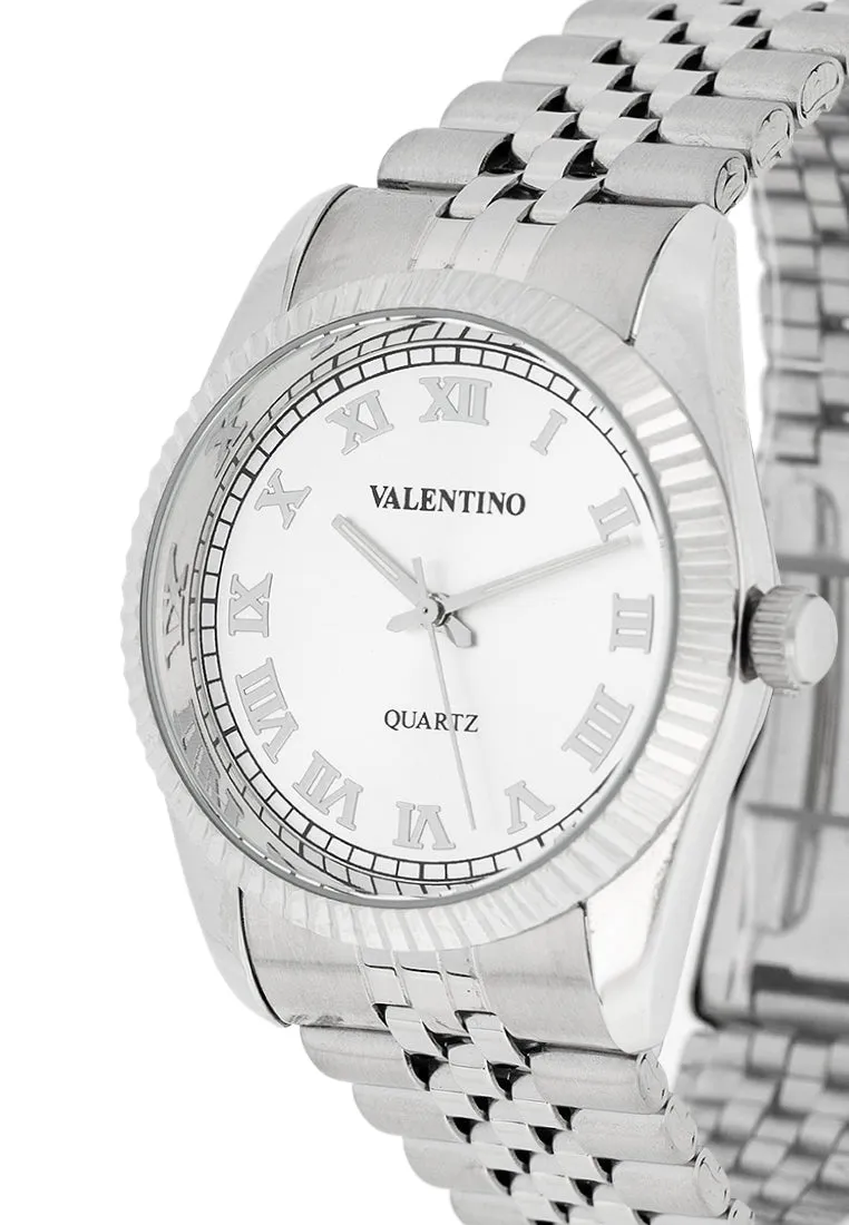 Valentino 20122404-SILVER DIAL Stainless Steel Strap Analog Watch for Men