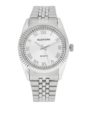 Valentino 20122404-SILVER DIAL Stainless Steel Strap Analog Watch for Men