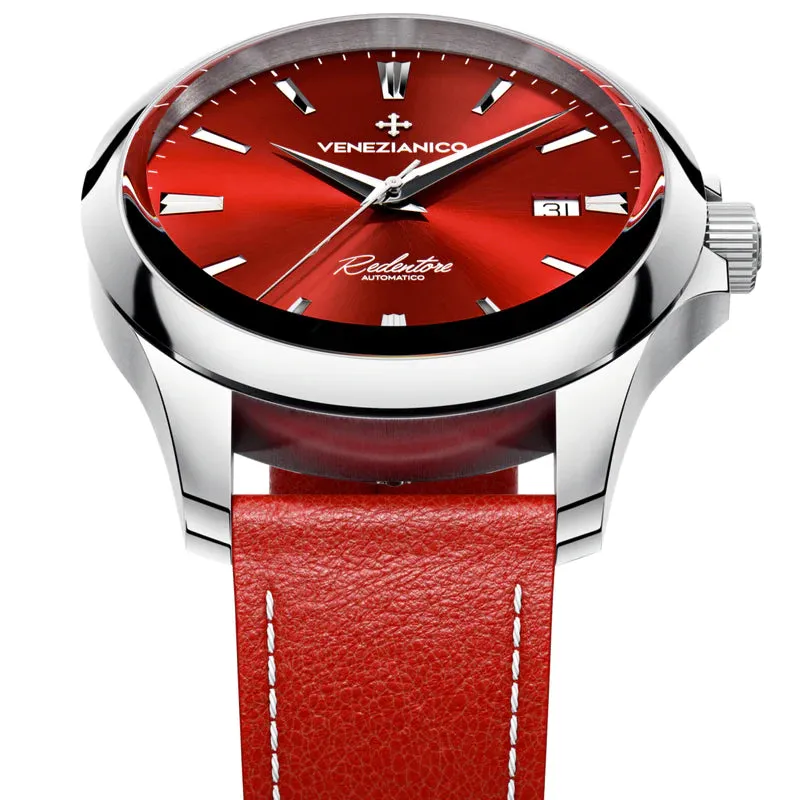 Venezianico Automatic Watch Red Leather Redentore 40 1221503