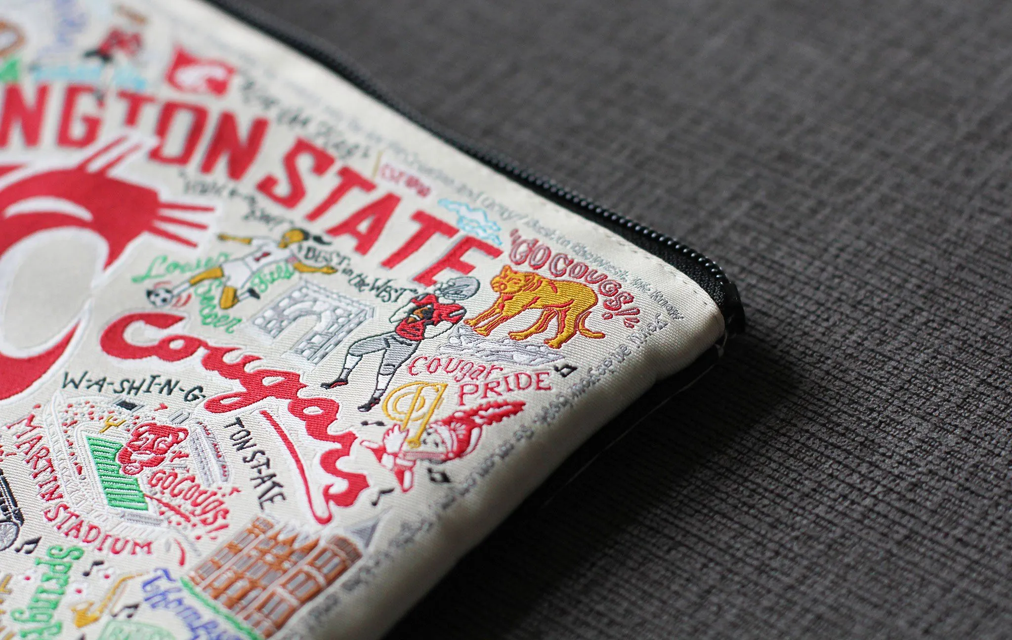 Washington State University Collegiate Zip Pouch