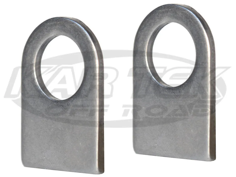 Weld On Brake Line And Brake Hose Mounting Flat Bottom Tabs With 5/8" Hole - Sold As A Pair