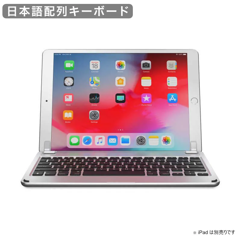 Wireless Keyboard for iPadAir第3世代/iPadPro10.5インチ用 日本語配列モデル シルバー [BRY8001-BJP]