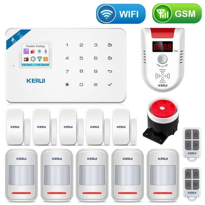 Wireless Motion Detector Burglar Alarm System