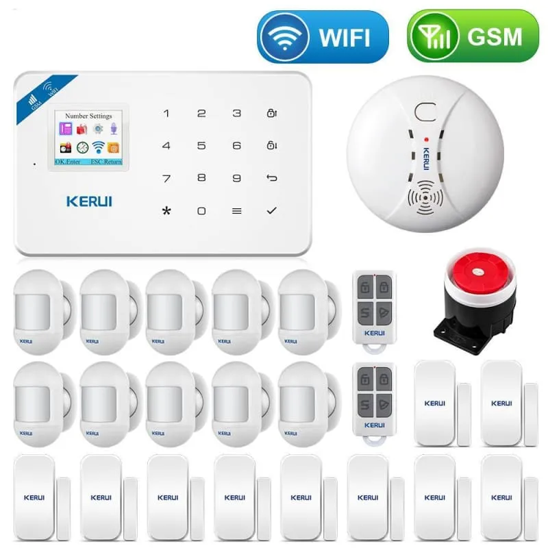 Wireless Motion Detector Burglar Alarm System