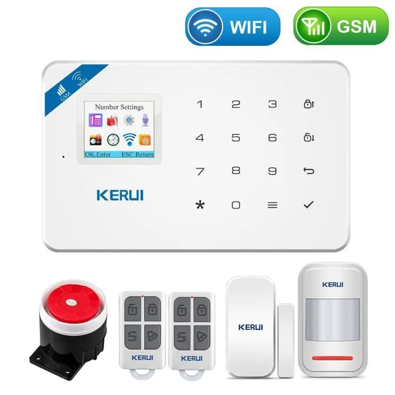 Wireless Motion Detector Burglar Alarm System