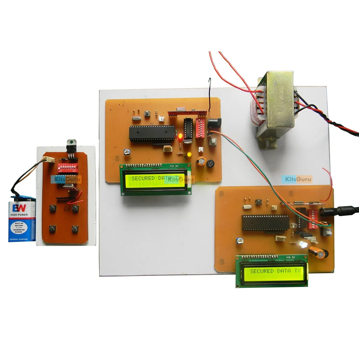 Wireless secured data transmission