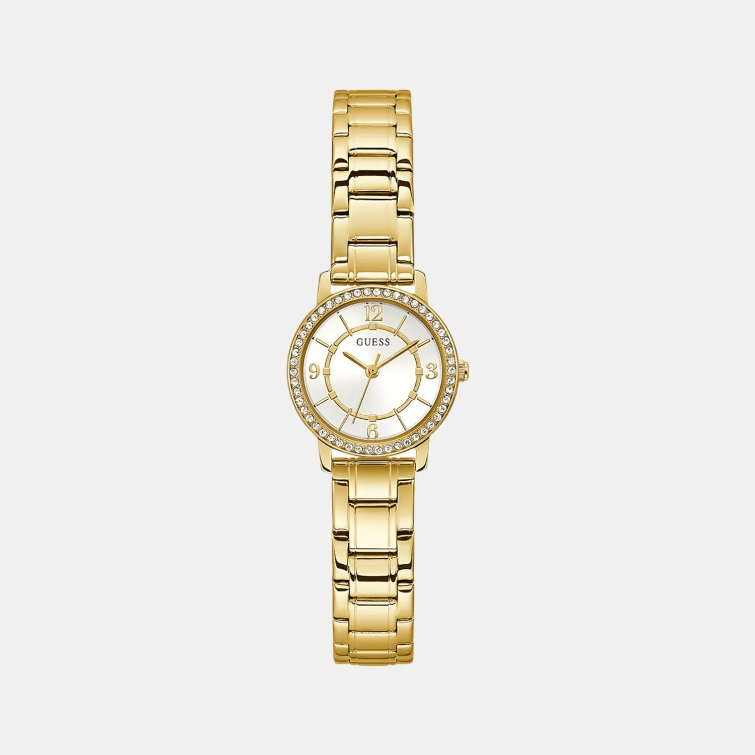 Women White Analog Stainless Steel Watch GW0468L2