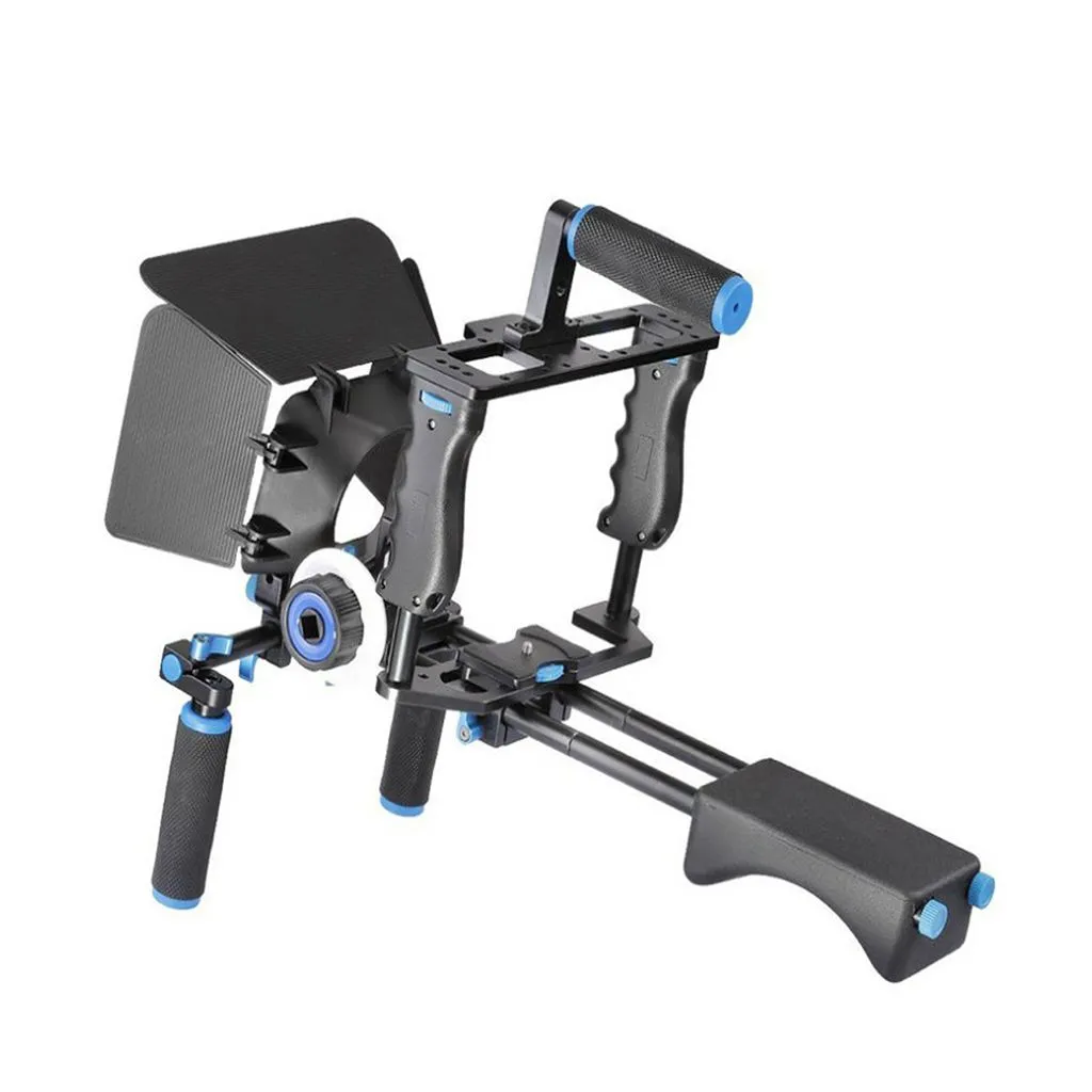 Yelangu D221 Shoulder Rig with Camera Cage and Follow Focus