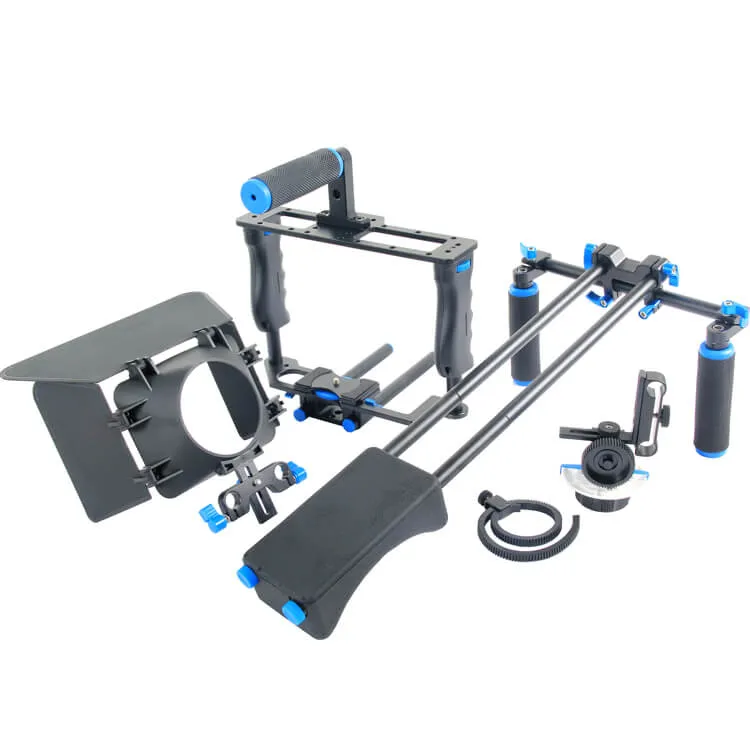 Yelangu D221 Shoulder Rig with Camera Cage and Follow Focus