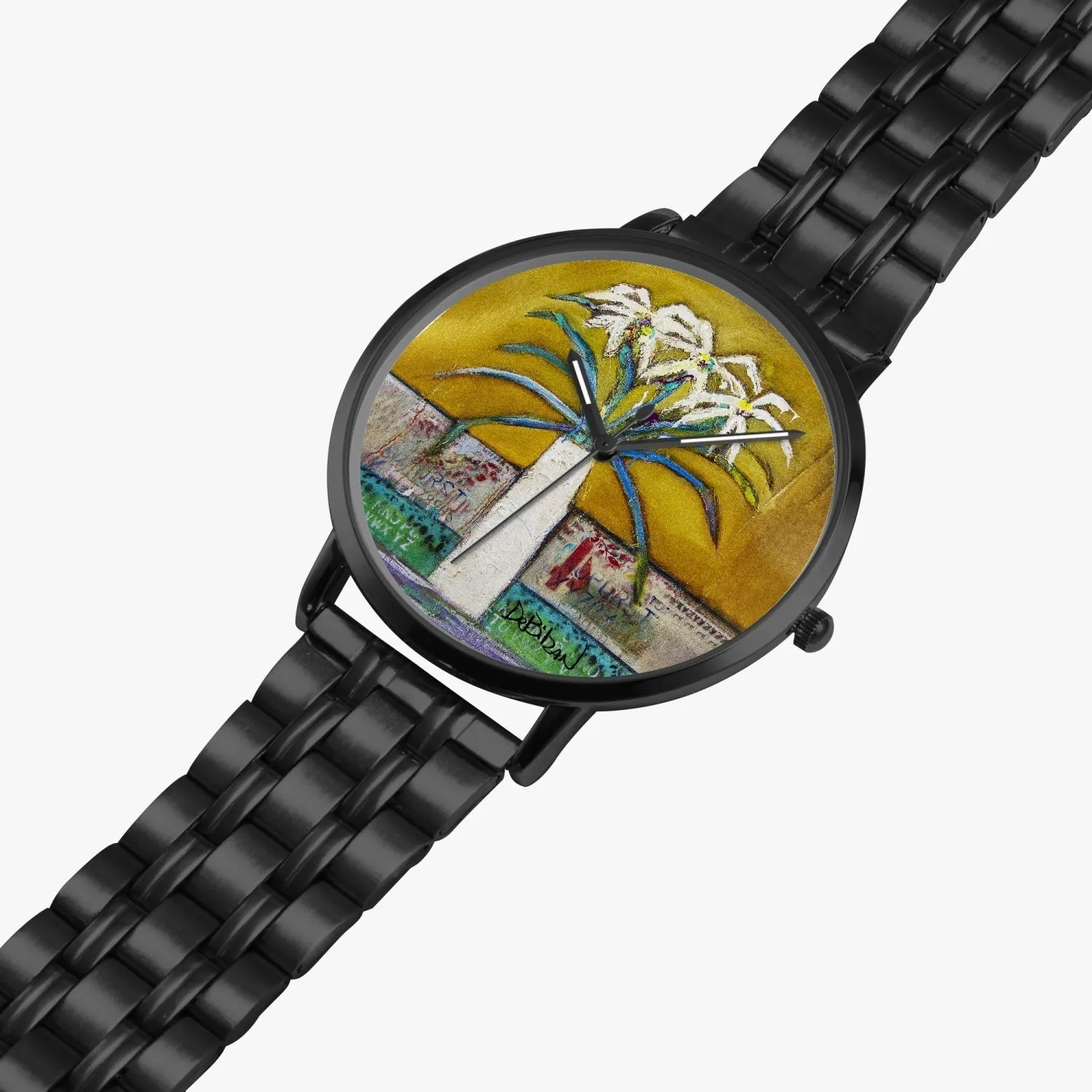 Yellow Bouquet Steel Strap Quartz watch