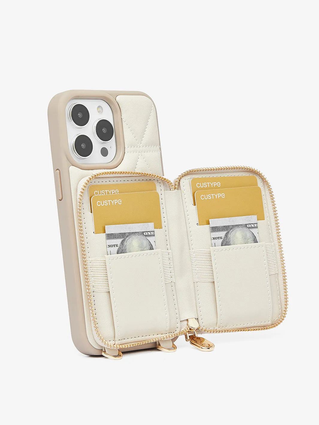 ZipPouch- E-stand Wallet Phone Case