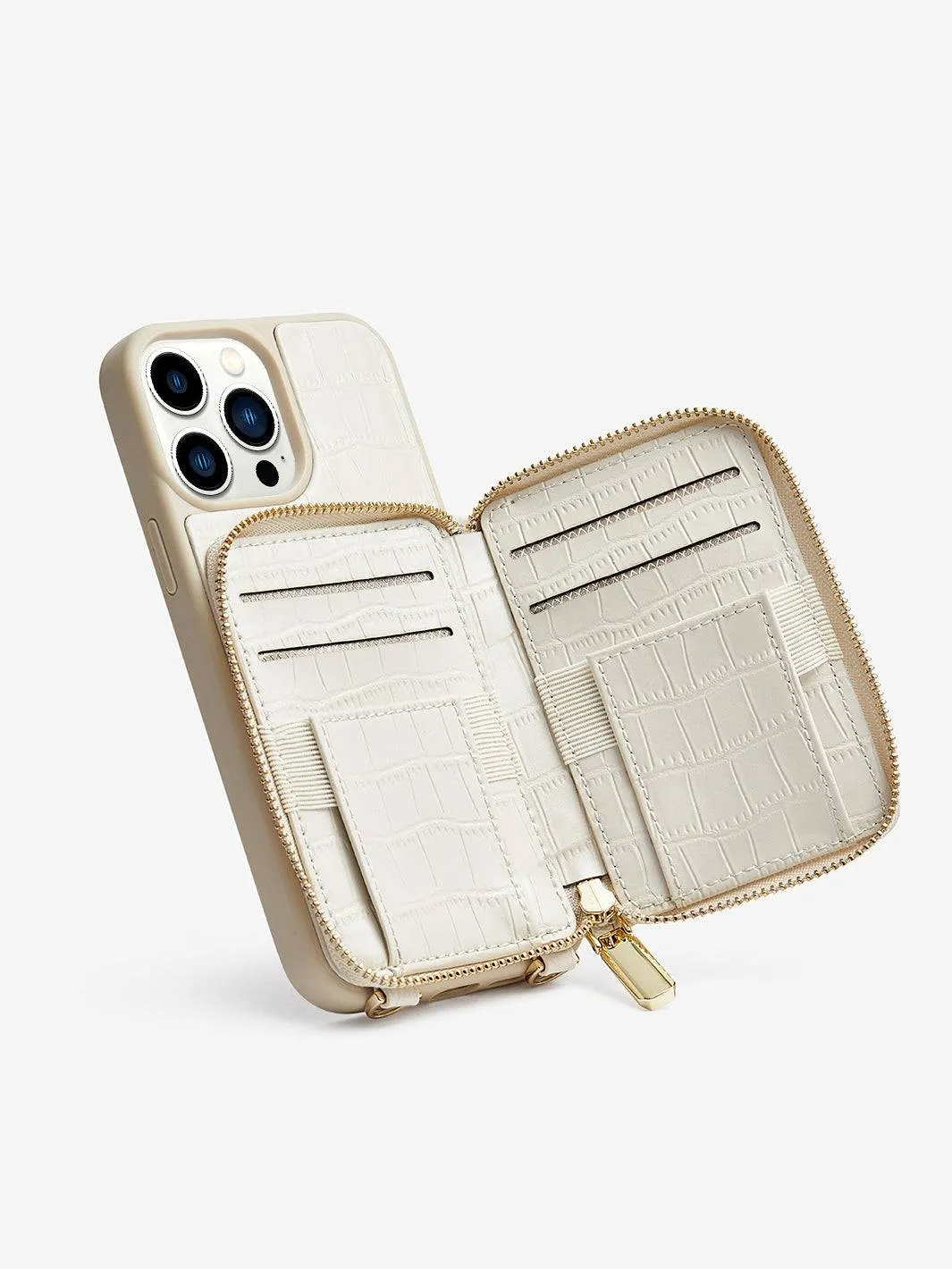 ZipPouch- E-stand Wallet Phone Case