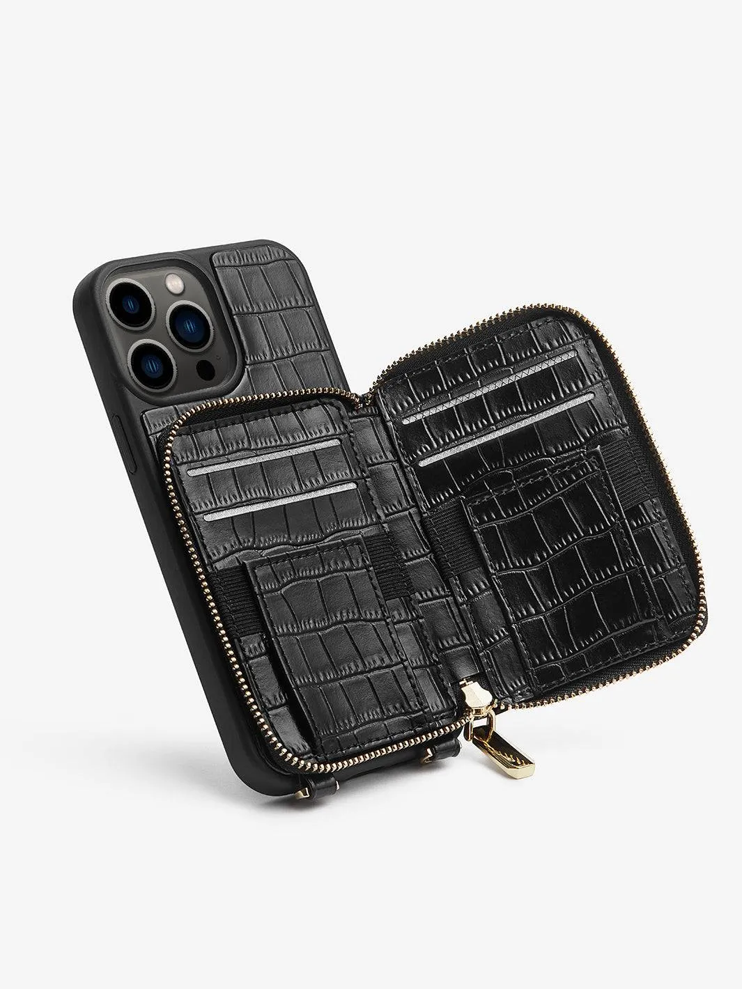 ZipPouch- E-stand Wallet Phone Case