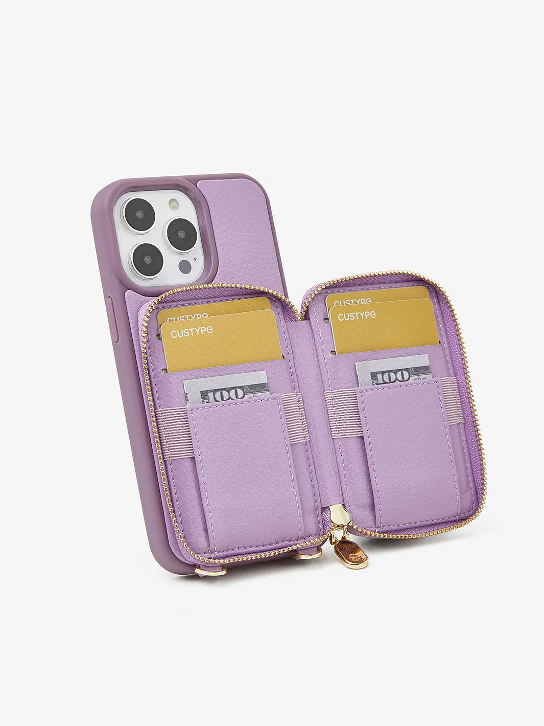 ZipPouch- E-stand Wallet Phone Case