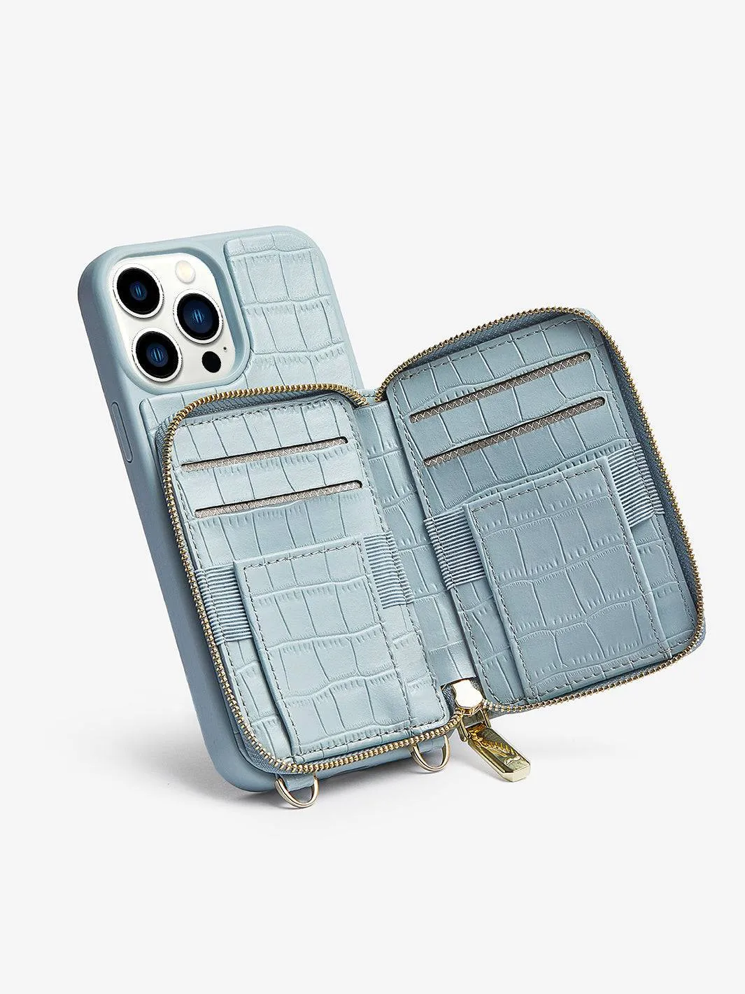 ZipPouch- E-stand Wallet Phone Case