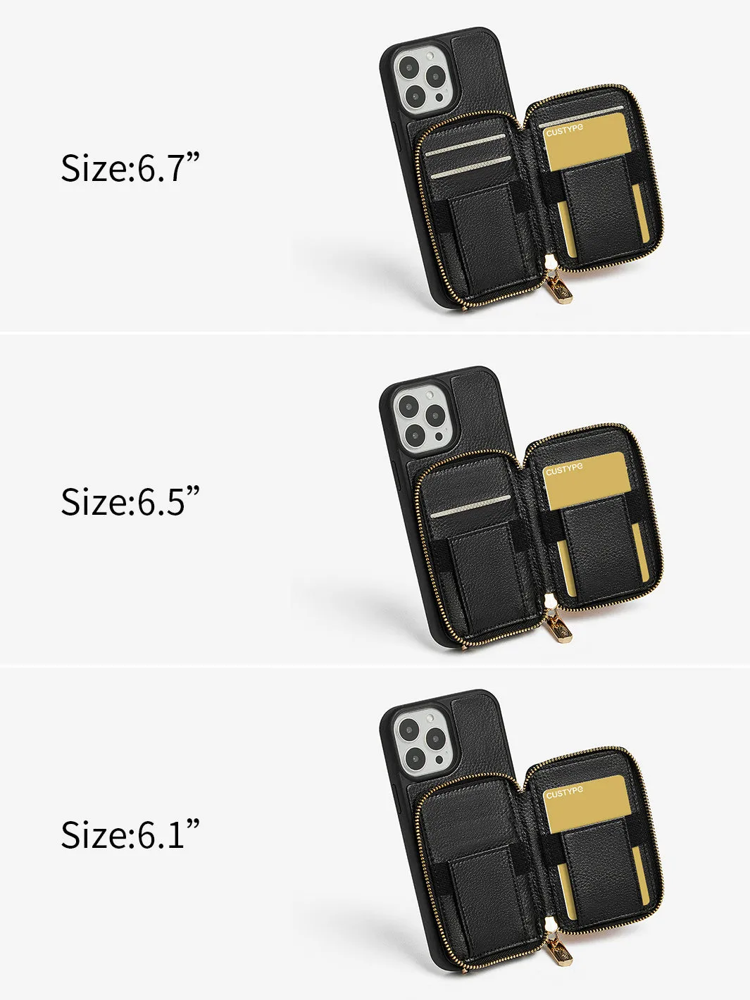 ZipPouch- E-stand Wallet Phone Case