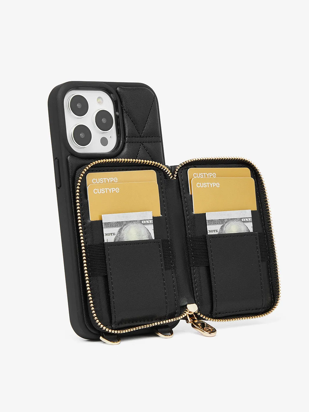 ZipPouch- E-stand Wallet Phone Case